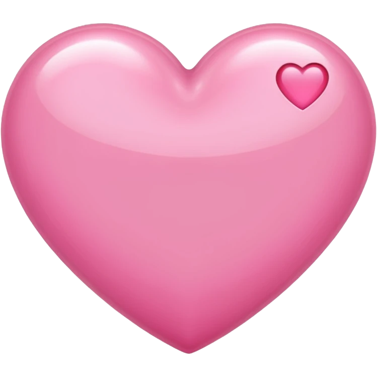 pink heart whyt shine emoji