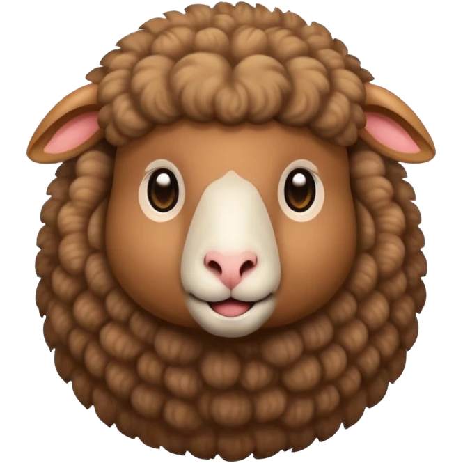 brown sheep emoji emoji