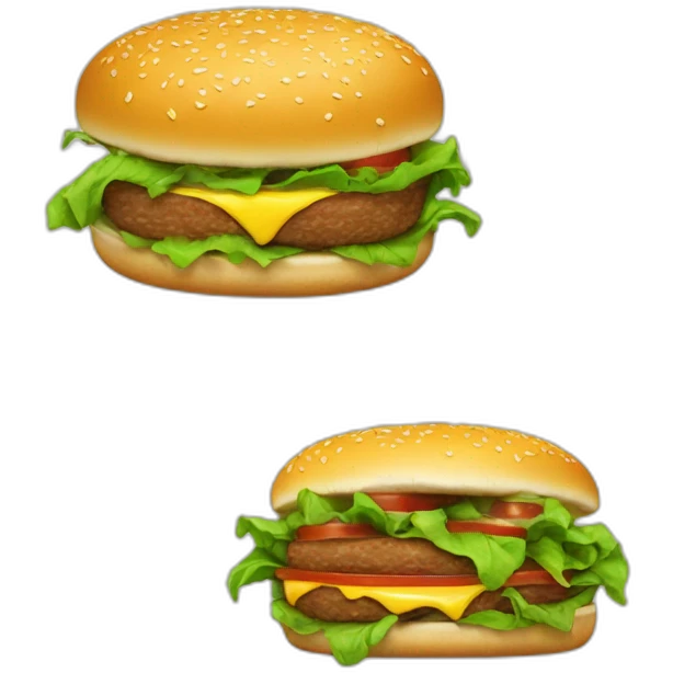 Plante carnivore qui mange un burger emoji
