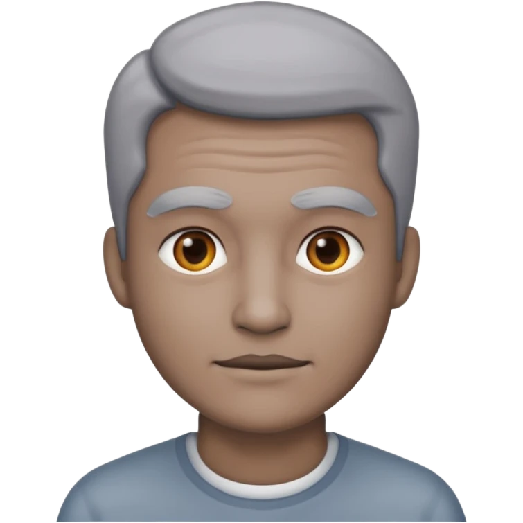 Grey man emoji