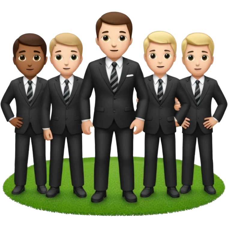 football manager and players emoji