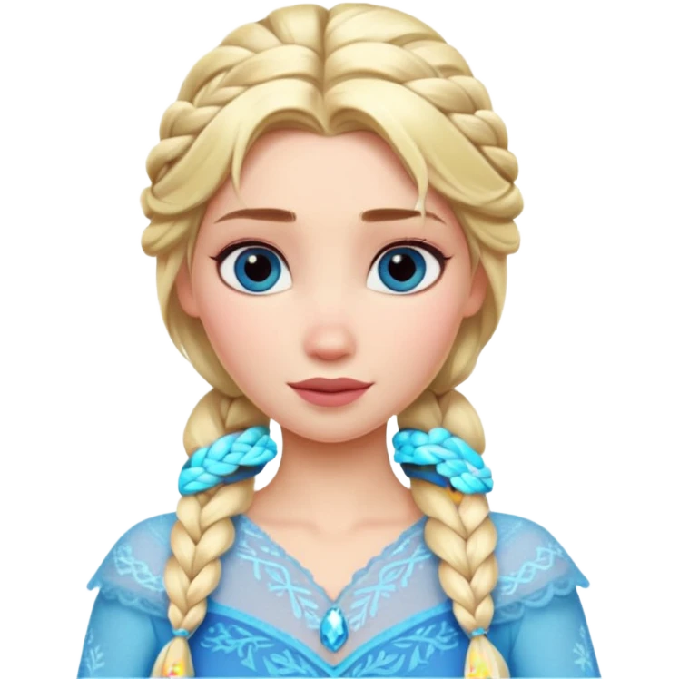 elsa frozen emoji