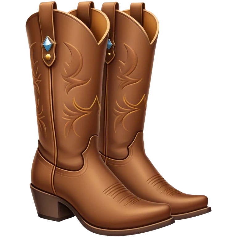 Cowboy boots emoji