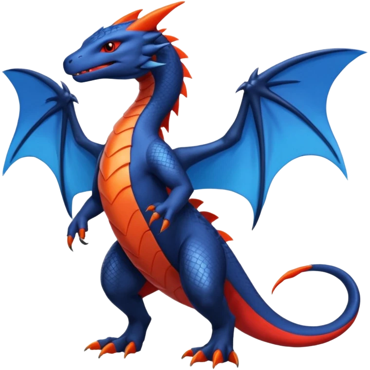 Salandit-Salamence-hybrid-fusion (full body) emoji