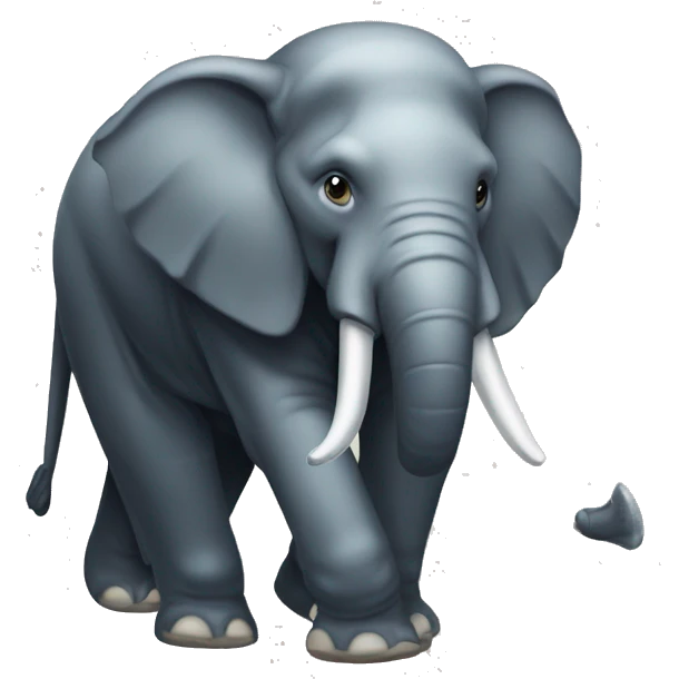 Éléphant samouraï  emoji
