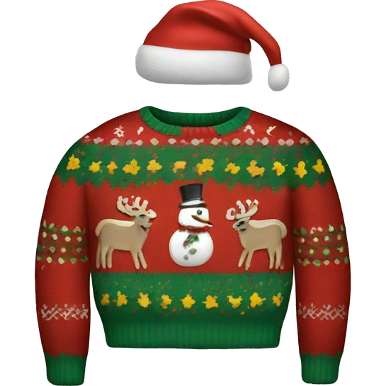 christmas sweater emoji