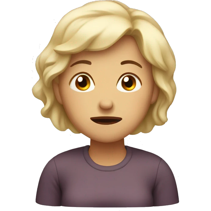 very tired woman emoji
