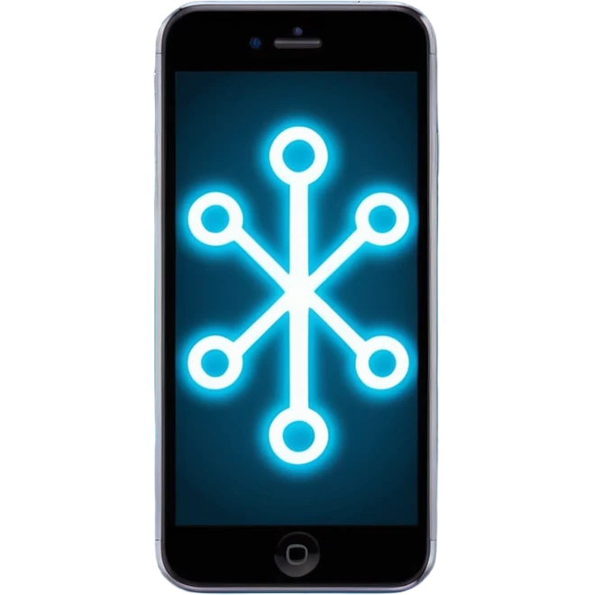 The emoji should blend human creativity and code — glowing digital runes, minimalistic yet powerful expression, futuristic aura.
Include subtle visual references to code (brackets, binary lines, phone outline, app icon fragments). emoji