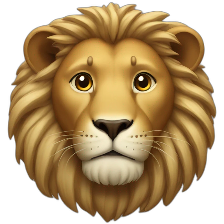 Lion caca emoji