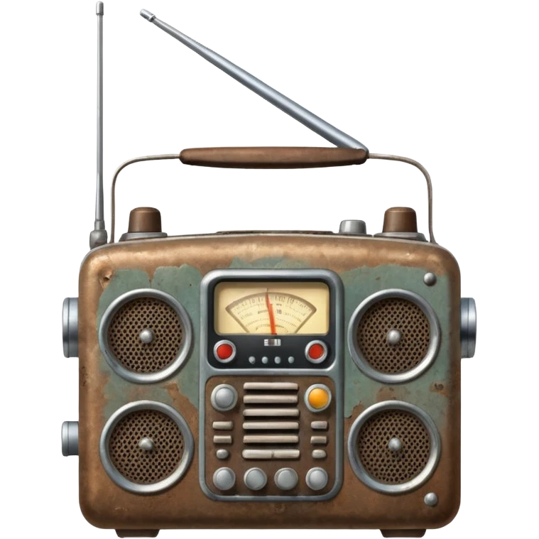 radio over a mountain emoji