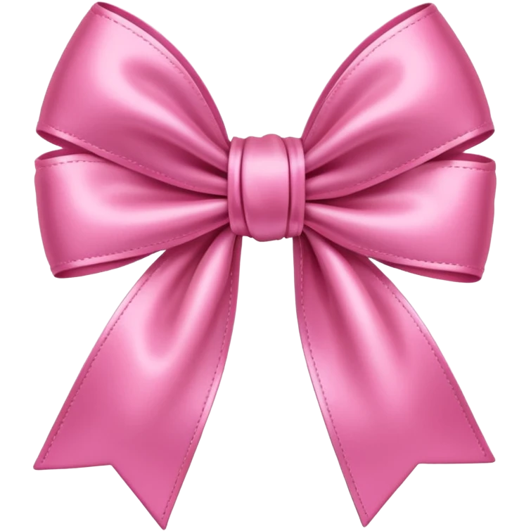 Pink bow emoji