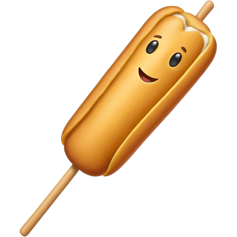BLACK corndog emoji