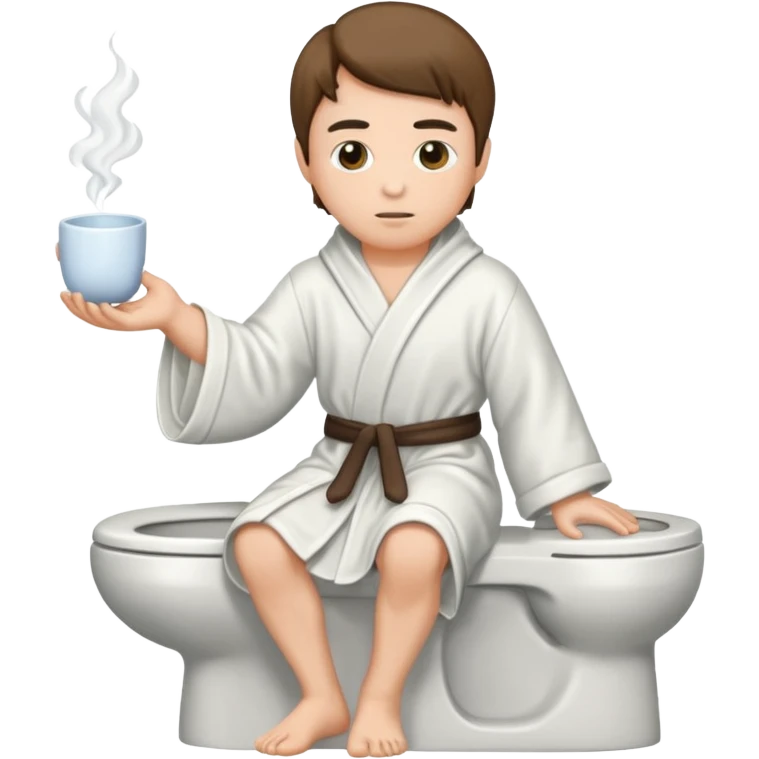 Someone on toilet emoji