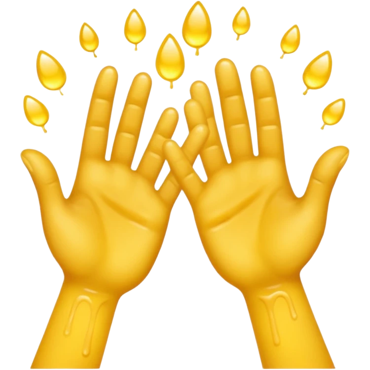 yellow sweaty palms emoji