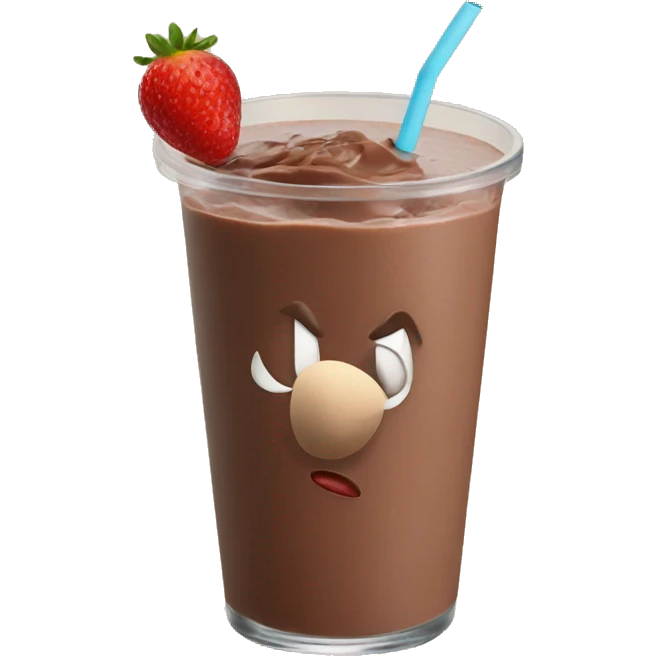 luxury chocolat smoothie emoji