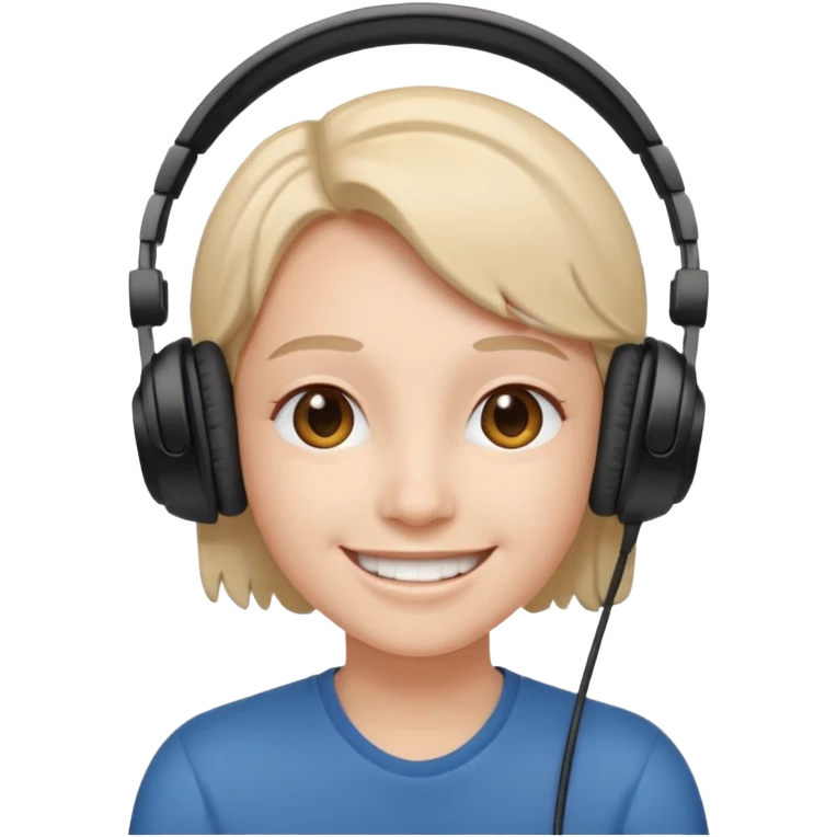 😌 +🎧  emoji