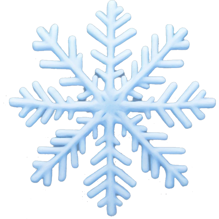 aesthetic snowflake emoji
