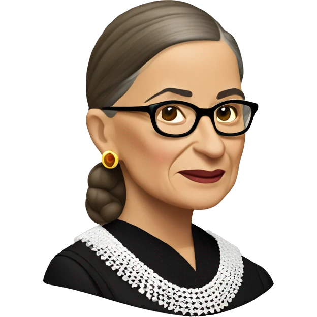 Ruth bader Ginsburg emoji