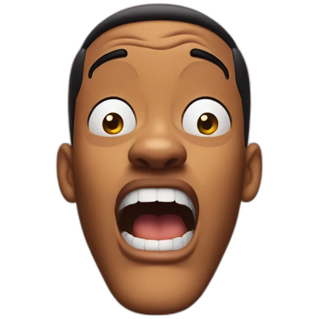 Shocked will smith emoji