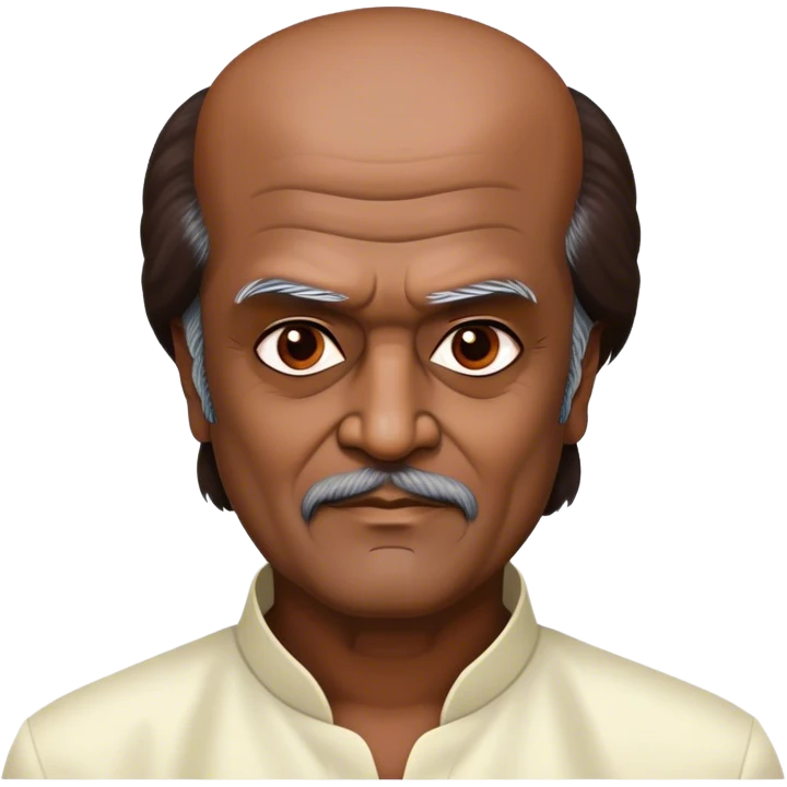 South asian tamil Actor Rajnikanth emoji