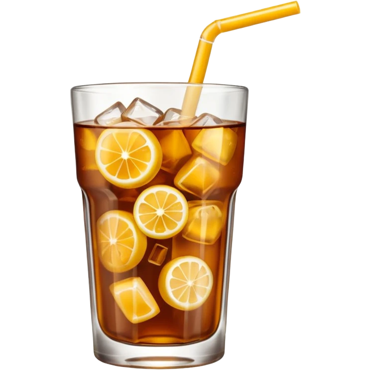 ice tea in glass emoji