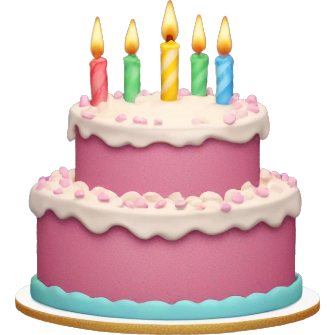 Birthday cake emoji
