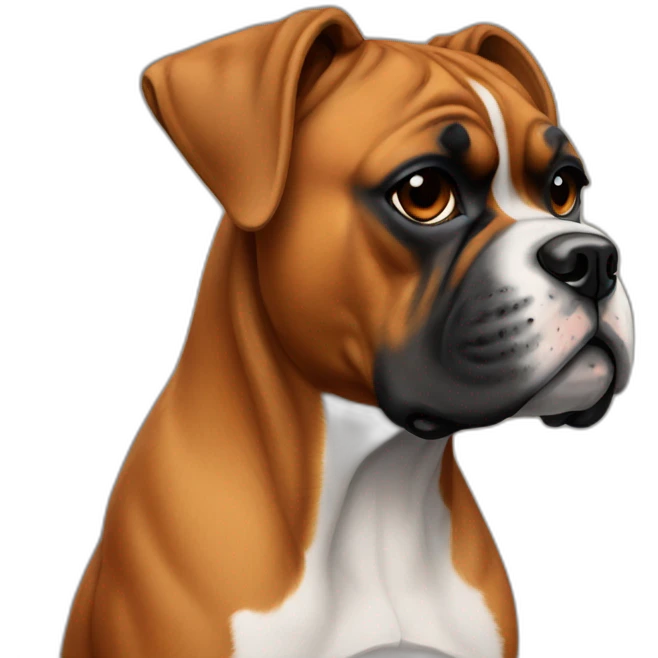 Boxer Dog  emoji
