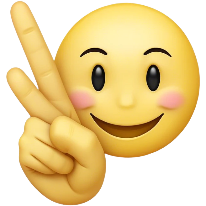 Smile face with middle finger  emoji