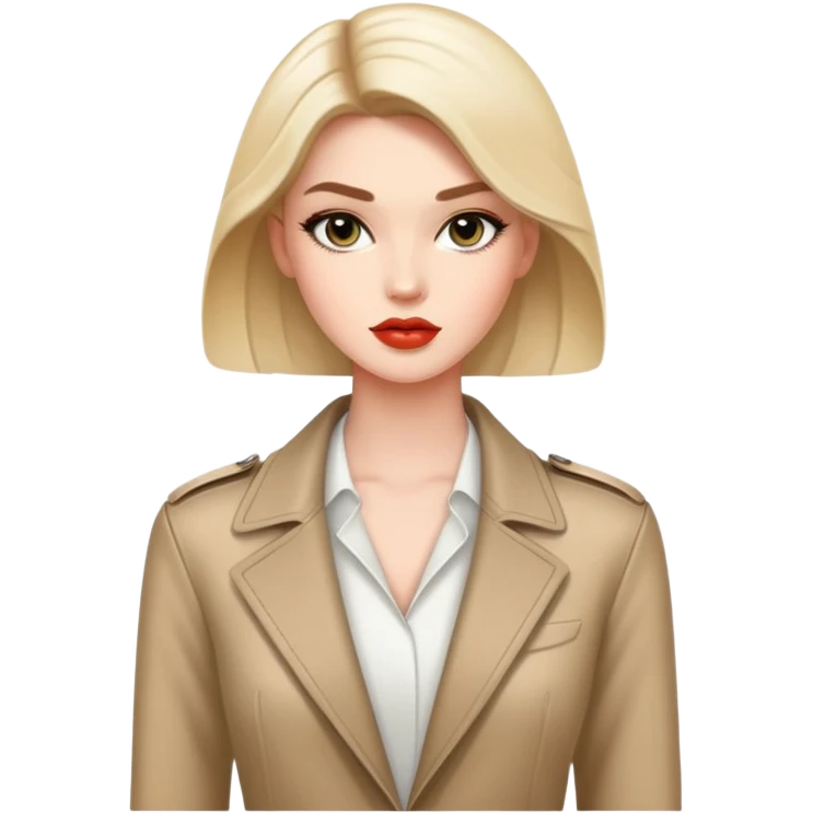 runway model, confident pose, fashion theme emoji