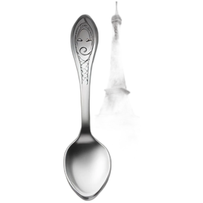 Spoon and effeil tower emoji
