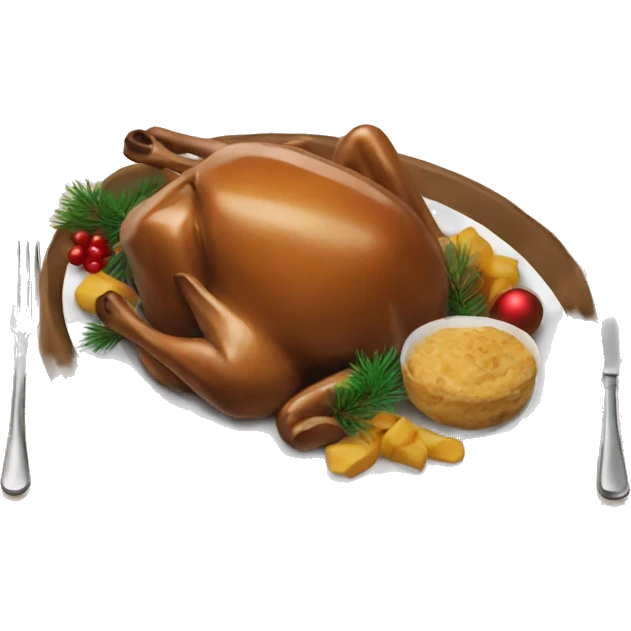 Christmas dinner emoji