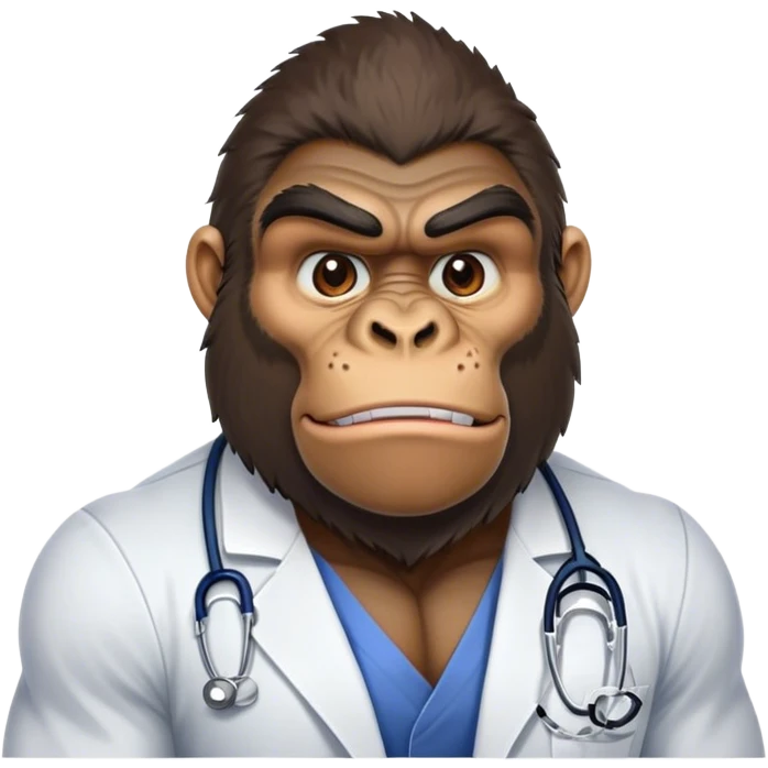super buff doctor gorilla emoji