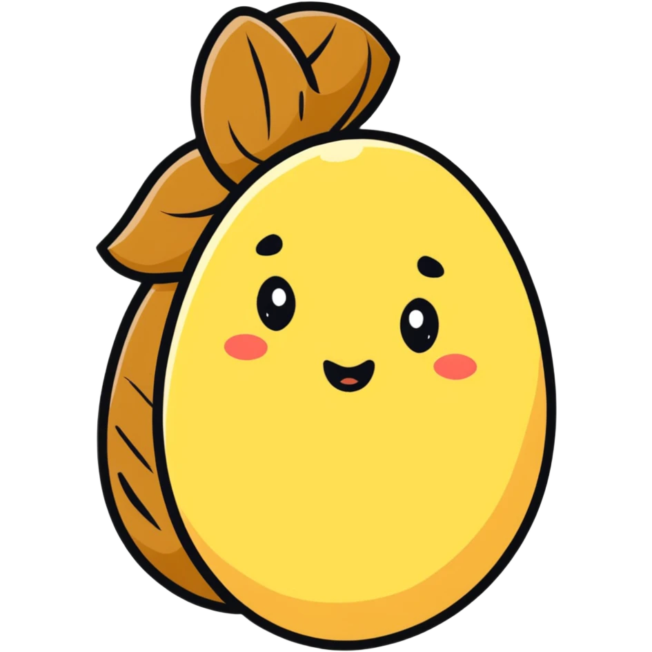 Potato big friend emoji