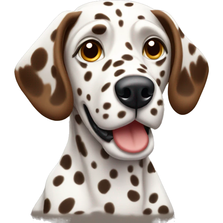 Brown Dalmatian  emoji