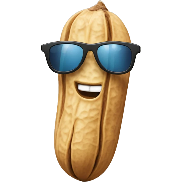 Peanut with sunglasses  emoji