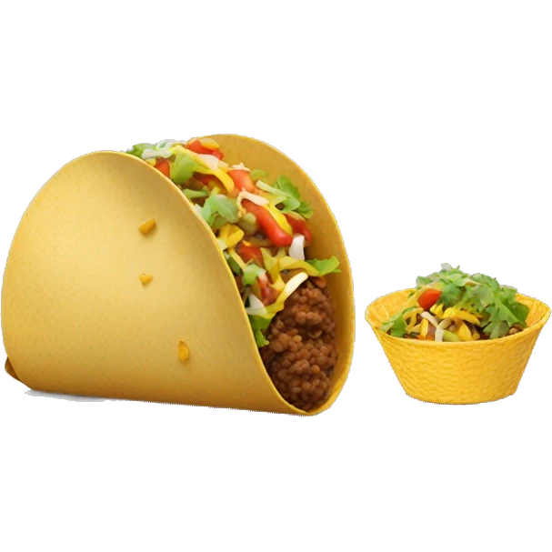 a taco in the bin emoji