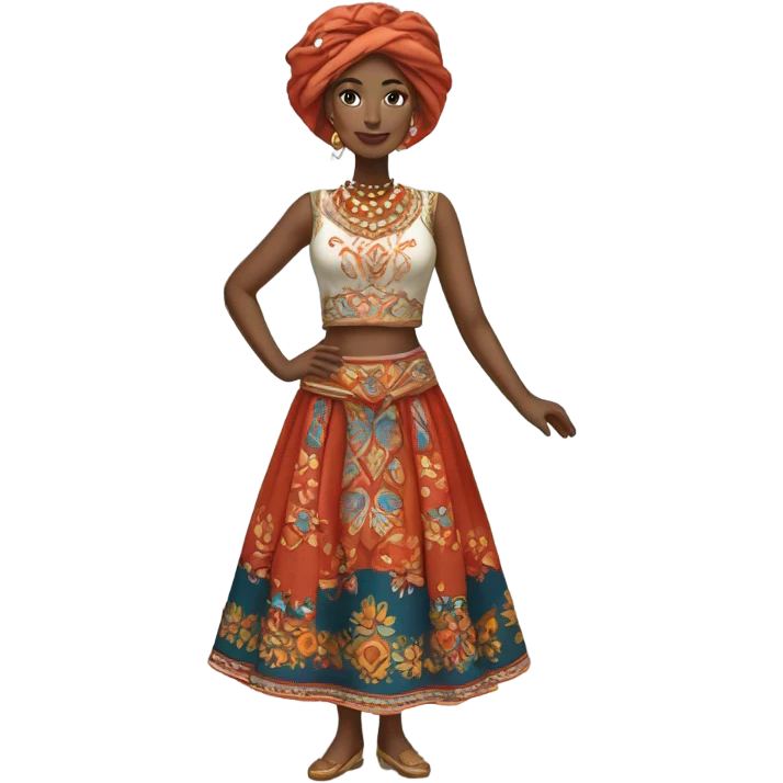 Beuatiful traditional costume emoji