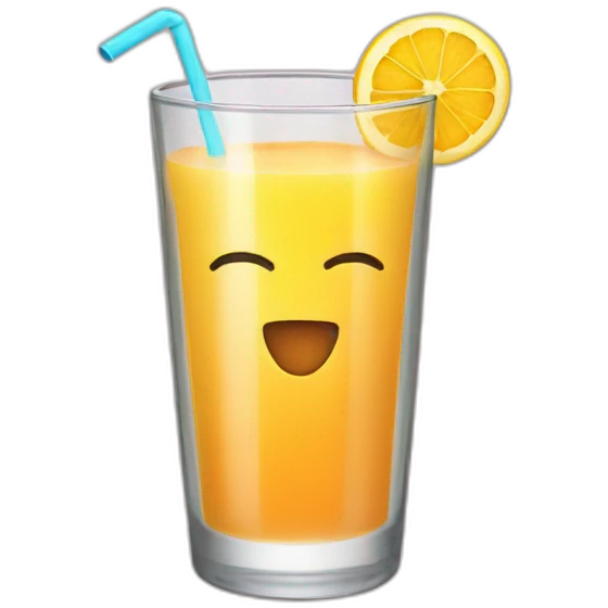 I drink juice emoji