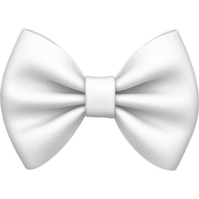 White bow emoji