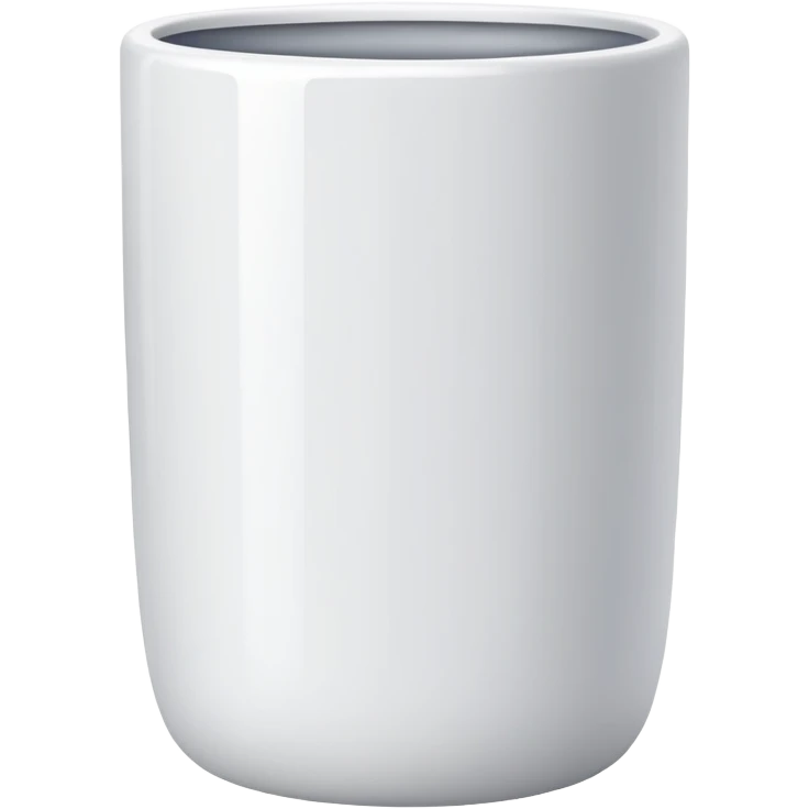 white tumbler emoji