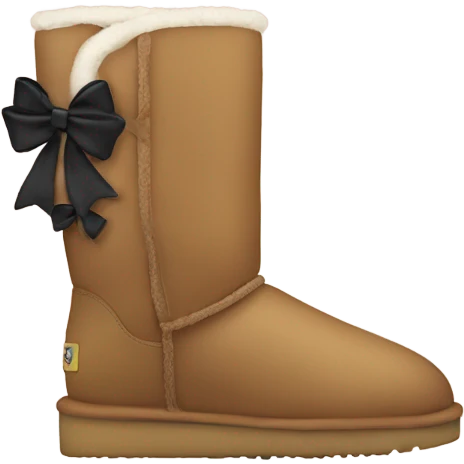 Uggs with bows emoji