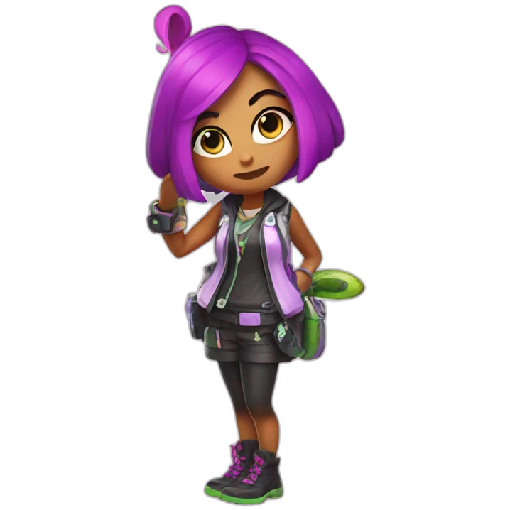 Callie splatoon emoji