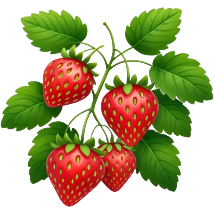 strawberry plant emoji
