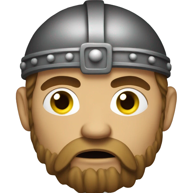 viking afraid of the left side of screen emoji