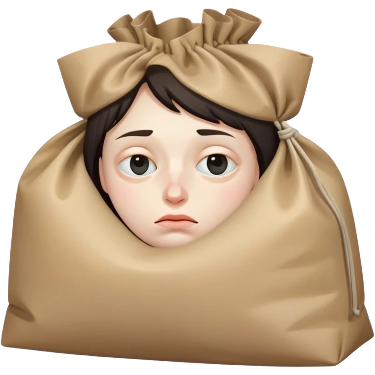 Tired with bags under eyes emoji