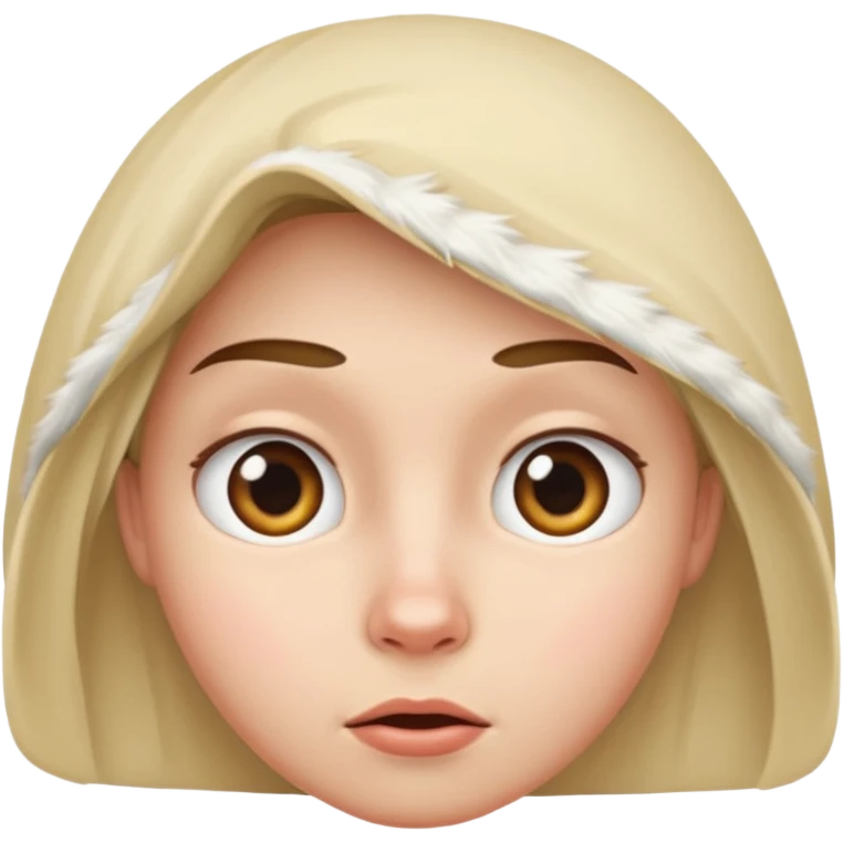 Lappland arknighits character peeking emoji