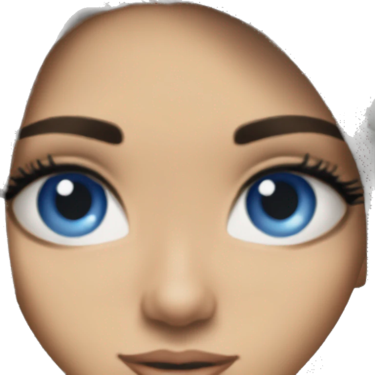 madison beer with blue eyes emoji