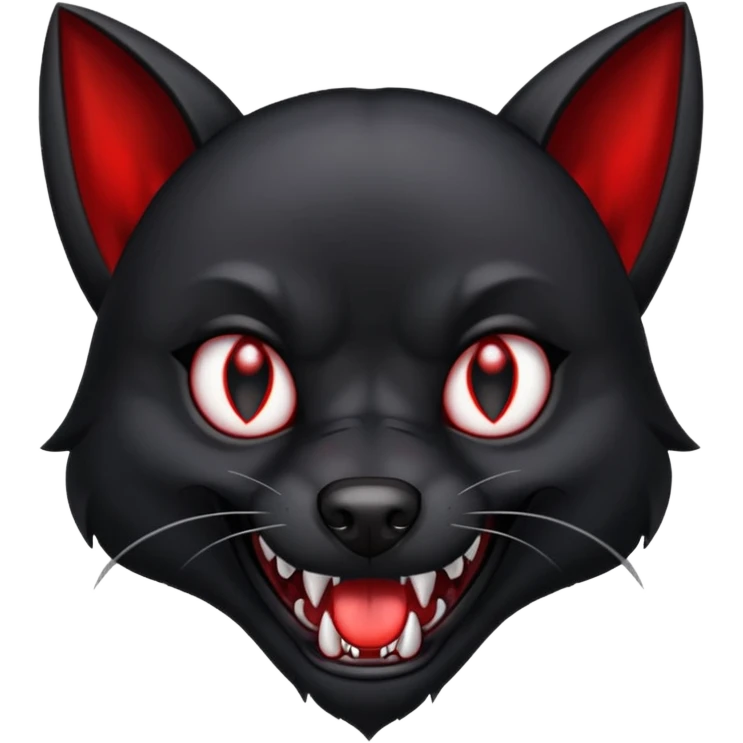 vampire dog emoji