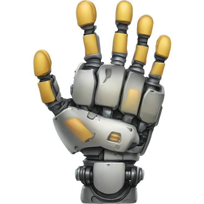 robot hand emoji