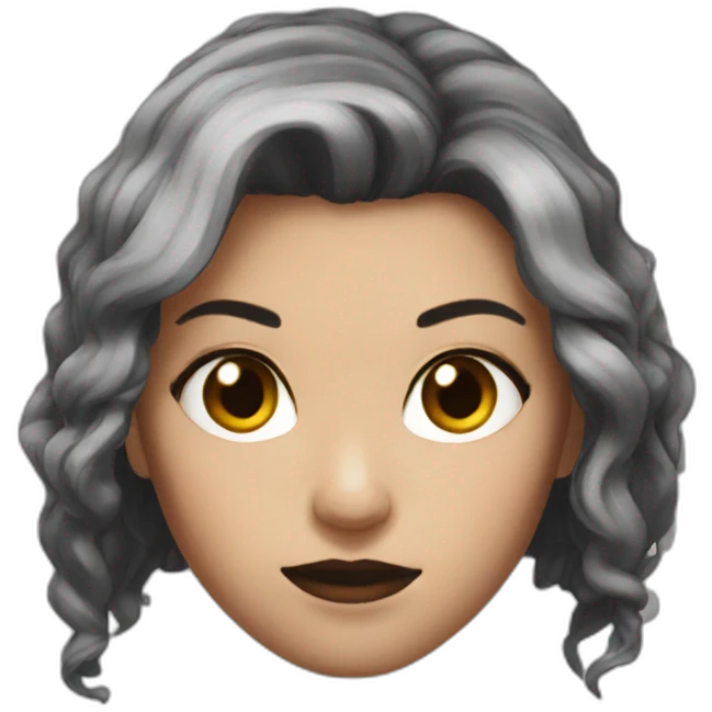 head Black Widow marvel emoji